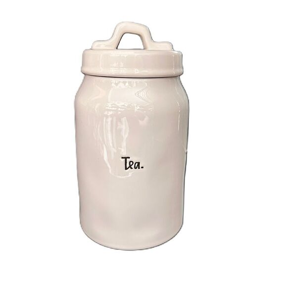 Rae Dunn Tea Canister Script Font‎ - Picture 1 of 4